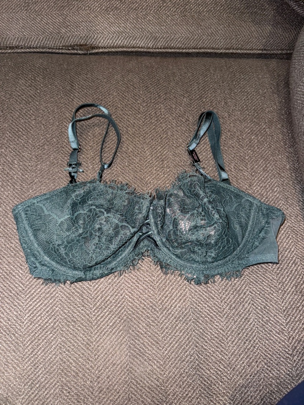 Victoria's Secret Lace Underwire Bra - Forest Green